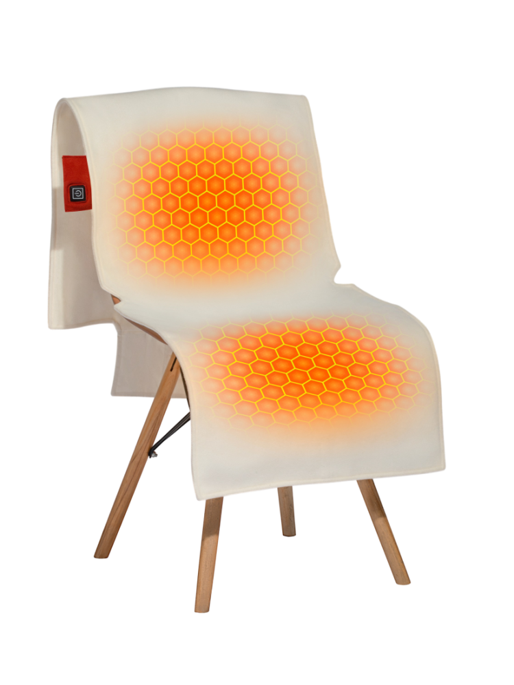 Cordless Heated Long Chair Pad