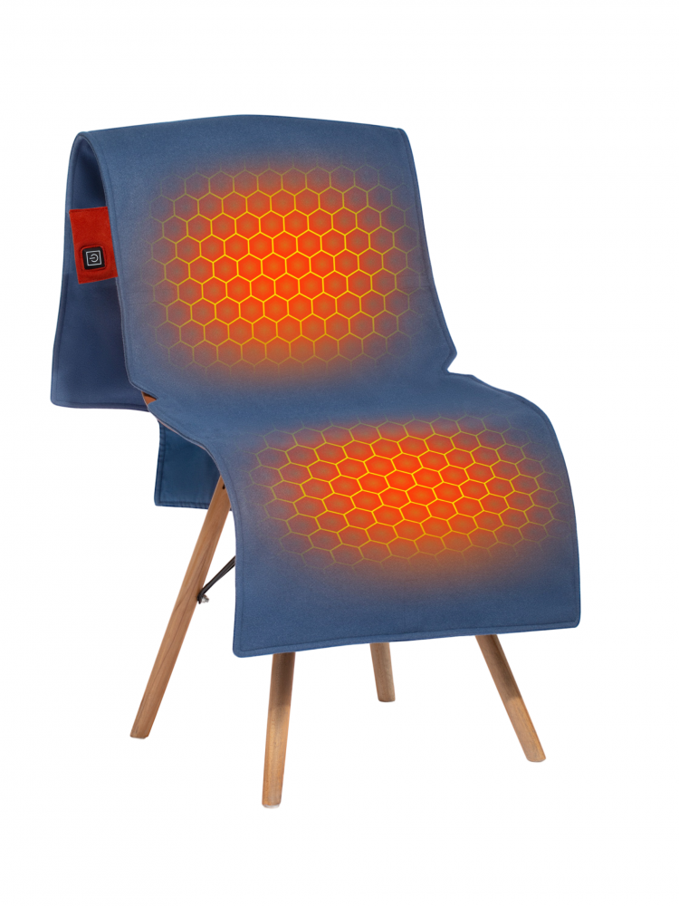 Cordless Heated Long Chair Pad